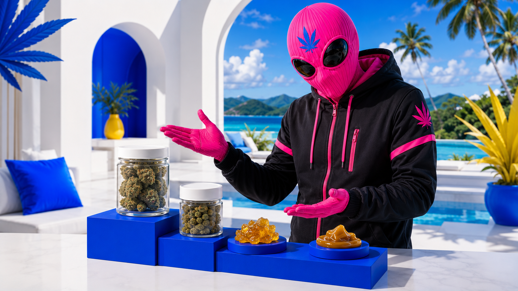 Fleurs, Small Buds et résines de la gamme TH-X Highweed+
