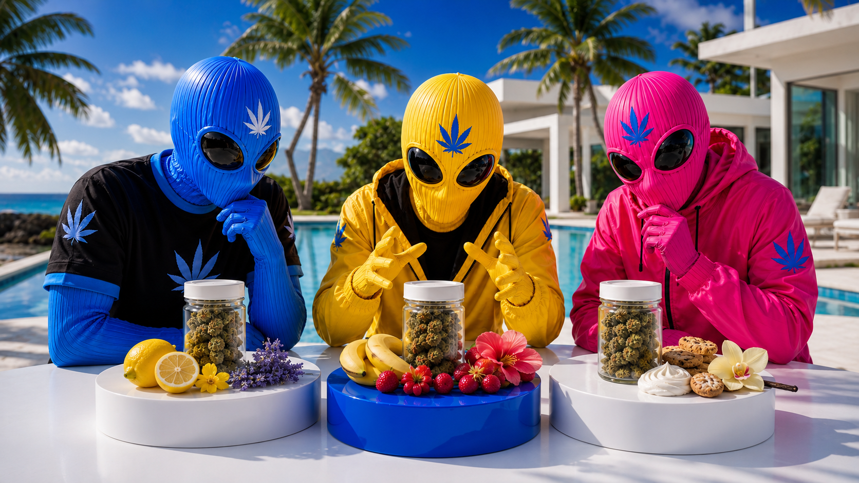 Comparaison des profils aromatiques des fleurs THC+ Highweed+