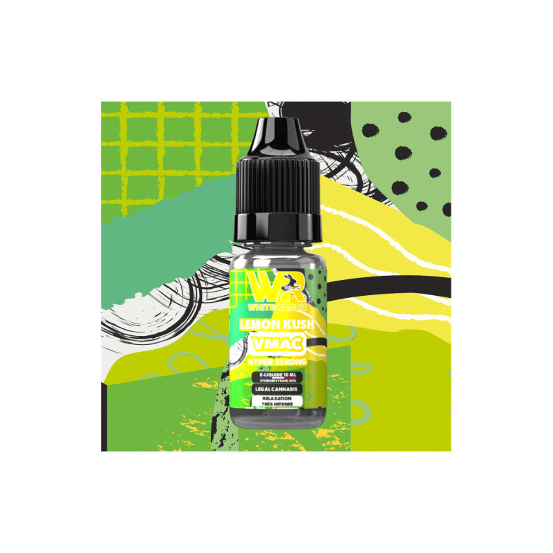E liquide VMAC Hyper Strong 10ml White Rabbit - Lemon Kush