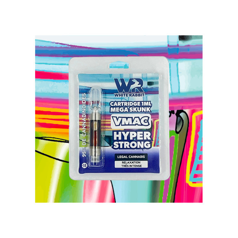 Cartouche VMAC Hyper Strong 1ml White Rabbit - Mega Skunk