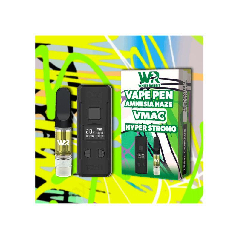 Vape pen VMAC Hyper strong 0,5ml White Rabbit - Amnesia Haze