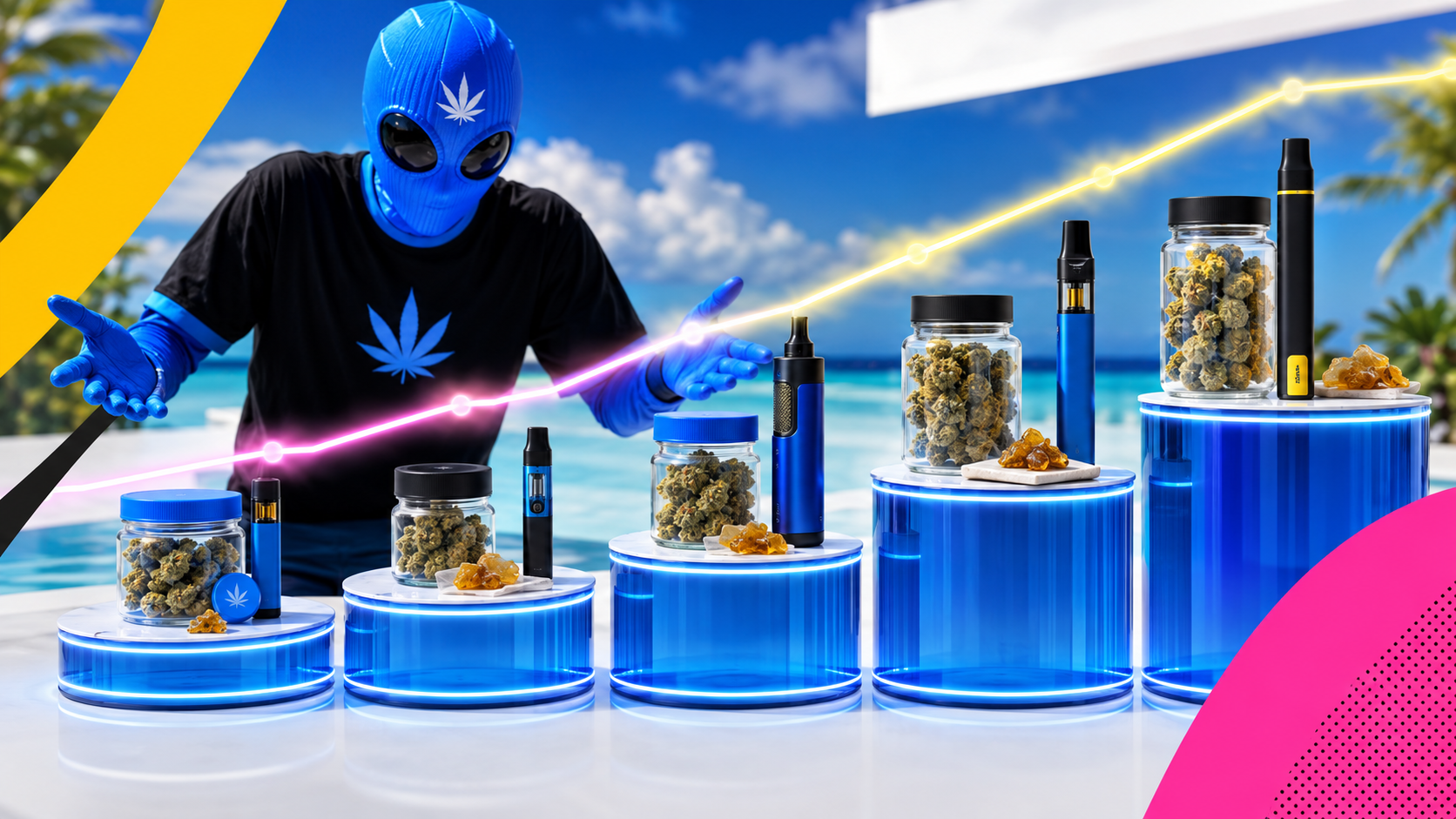 Échelle de puissance des gammes 10-OH-HHC, CBX, THCX 2.0, TH-X et THC+ Highweed+