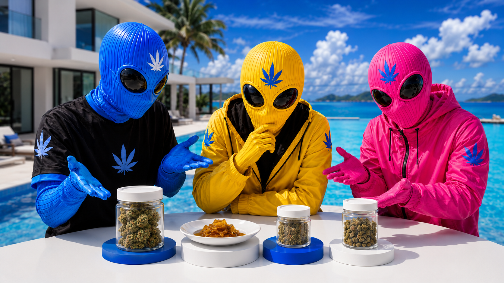 Formats THC+ Highweed+ avec fleurs, résine, Trim Premium et Small Buds