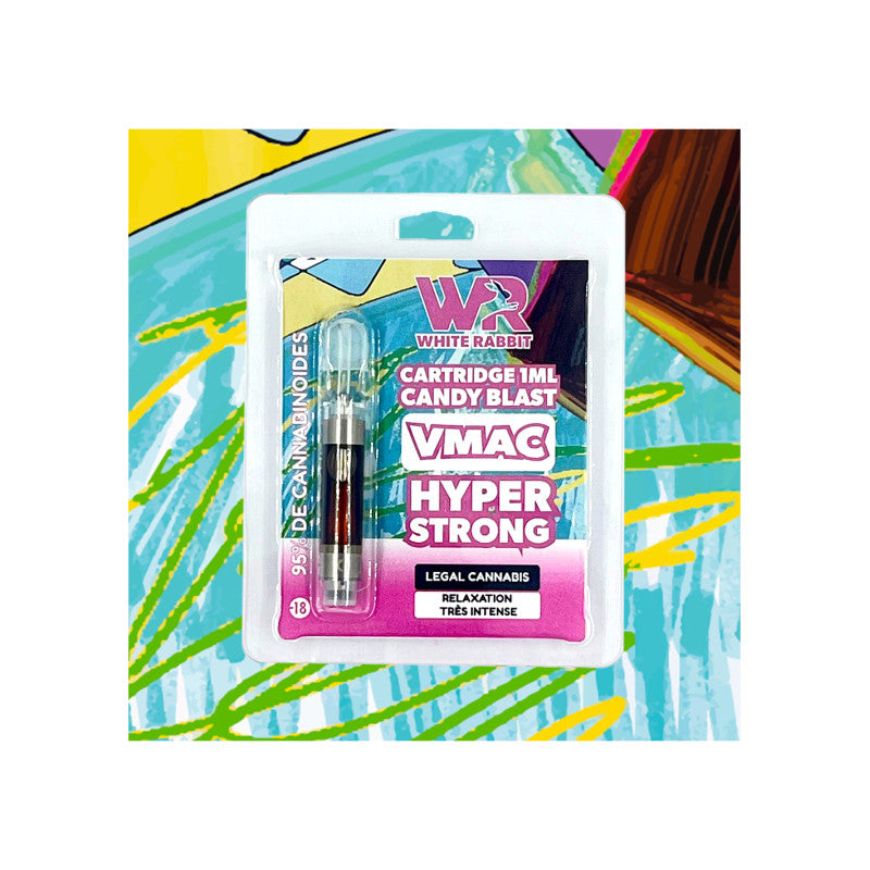 Cartouche VMAC Hyper Strong 1ml White Rabbit - Candy Blast